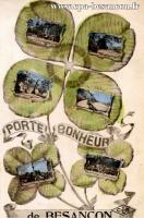 Carte postale ancienne - PORTE BONHEUR de BESANÇON