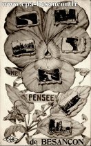 Carte postale ancienne - UNE PENSEE de BESANÇON