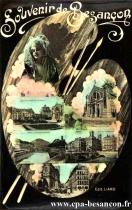 Carte postale ancienne Besançon - J. Liard - Souvenir de Besançon