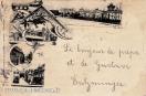 Carte postale ancienne Besançon - Delagrange et Magnus - BESANÇON - Le bonjour de papa et de Gustave