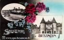 Carte postale ancienne Besançon - ABC - SOUVENIR de BESANÇON