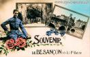 Carte postale ancienne - SOUVENIR DE BESANÇON et du 1er Génie