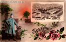 Carte postale ancienne - SOUVENIR - BESANÇON - Quartier Ruty