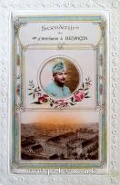 Carte postale ancienne - Souvenir du 4e d'Artillerie à BESANÇON