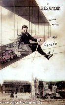 Carte postale ancienne - DE BESANÇON Je vous envoie une PENSÉE