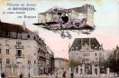 Carte postale ancienne - Planant au dessus de BESANÇON, je vous envoie un Bonjou...