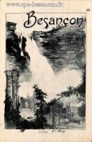 Carte postale ancienne - Besançon ET LE DÉPARTEMENT DU Doubs - BESANÇON CENTRE D...