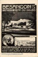 Carte postale ancienne - BESANÇON ET LE DÉPARTEMENT DU DOUBS - BESANÇON CENTRE D...