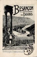 Carte postale ancienne - BESANÇON ET LE DÉPARTEMENT DU DOUBS - BESANÇON CENTRE D...