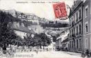 Carte postale ancienne - BESANÇON. - Place du Jura. - La Citadelle
