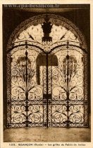 Carte postale ancienne Besançon - Protet - 1008. BESANÇON (Doubs) - Les grilles du Palais de Justice