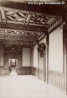 Carte postale ancienne - BESANÇON - Palais de Justice - Salle des pas perdus