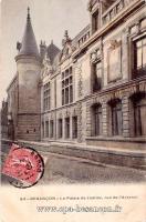 Carte postale ancienne - 84 - BESANÇON - Le Palais de Justice, rue de l'Arsenal