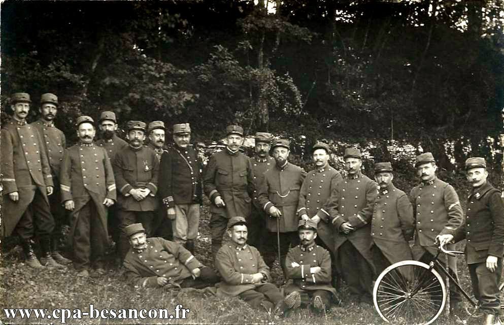 BESANÇON - Forêt de Chailluz - 98e Régiment d'Infanterie.