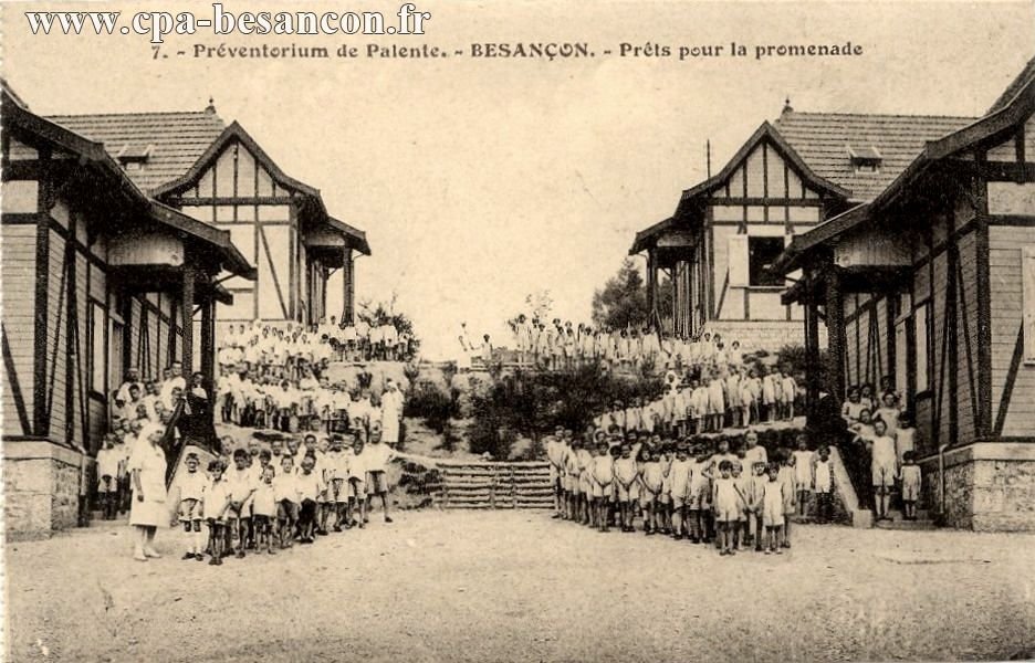 7. - Préventorium de Palente. - Prêts pour la promenade