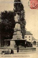 Carte postale ancienne - 557 - BESANÇON - Fontaine de la Place Labourée