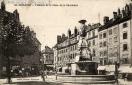 Carte postale ancienne Besançon - Raffin - 48. BESANÇON - Fontaine de la Place de la Révolution