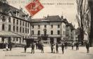 Carte postale ancienne - 242 - BESANÇON - L'Ecole d'Horlogerie - La Place de la ...