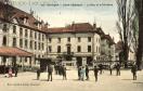 Carte postale ancienne - 242 - BESANÇON - L'Ecole d'Horlogerie - La Place de la ...