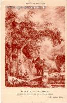 Carte postale ancienne Besançon - J.-E. Bulloz - MUSÉE DE BESANÇON - N° 15.517 - FRAGONARD - ENTRÉE DU FONTANONE DE LA VILLA D'ESTE