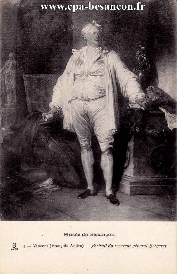 Musée de Besançon - 4 - Vincent (François-André) - Portrait du receveur général Bergeret