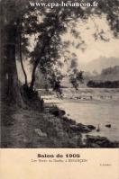 Carte postale ancienne - Salon de 1905 - Léon BOUDOT - Les Bords du Doubs, à BES...
