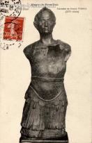 Carte postale ancienne - Musée de Besançon - 9 - Jules César - Statuette en bron...