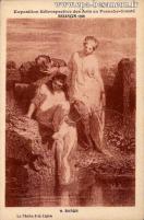 Carte postale ancienne - Exposition Rétrospective des Arts en Franche-Comté - BE...