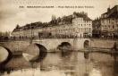 Carte postale ancienne - 243. - BESANÇON-les-BAINS. - Pont Battant et Quai Vauba...