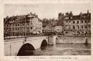 Carte postale ancienne Besançon - LL - 16 BESANCON. - Le Pont Battant. - Entrée de la Grande Rue.