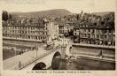 Carte postale ancienne - 16 BESANÇON - Le Pont Battant - Entrée de la Grande Rue