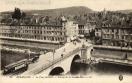 Carte postale ancienne - 16 BESANÇON. - Le Pont Battant. - Entrée de la Grande R...