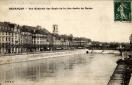 Carte postale ancienne Besançon - A. et H. C. - BESANÇON - Vue Générale des Quais de la rive droite du Doubs