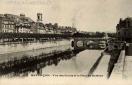 Carte postale ancienne - BESANÇON - Vue des Quais et le Pont de Battant