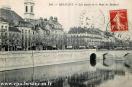 Carte postale ancienne - 108. - BESANÇON - Les Quais et le Pont de Battant