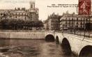 Carte postale ancienne - 246. - BESANÇON-les-BAINS - Pont Battant et Église de l...