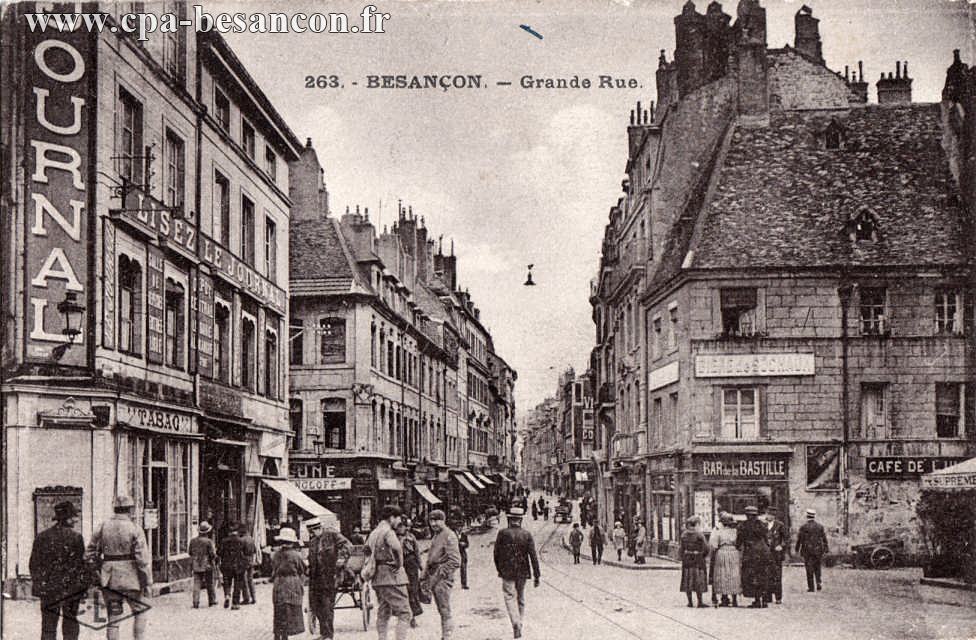 Besançon grande rue