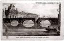 Carte postale ancienne Besançon - P.H & Cie - Vue du Pont de BESANÇON et de l'Arc de Triomphe (XVIIIe siècle).