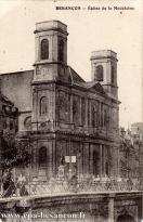 Carte postale ancienne - BESANÇON - Église de la Madeleine