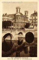 Carte postale ancienne - 2551 - BESANÇON-LES-BAINS - PONT DE BATTANT ET STE-MADE...