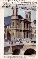 Carte postale ancienne - BESANÇON - La Madeleine et le Pont de Battant