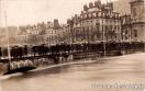 Carte postale ancienne - BESANÇON - Pont Battant - Inondations de Janvier 1910