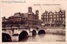 Carte postale ancienne - BESANÇON - La Madeleine et le Pont Battant