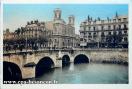 Carte postale ancienne - BESANÇON-les-BAINS (Doubs) - La Madeleine et le Pont Ba...