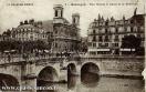 Carte postale ancienne Besançon - B. F. Lux - LA FRANCHE-COMTÉ - 8 - Besançon - Pont Battant et Eglise de la Madeleine