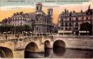 Carte postale ancienne Besançon - B. F. Lux - LA FRANCHE-COMTÉ - 8 - Besançon - Pont Battant et Eglise de la Madeleine