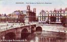 Carte postale ancienne - BESANÇON - Pont Battant et Église de la Madeleine