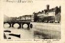Carte postale ancienne - BESANÇON. - Les Quais et le Pont de Battant