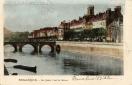 Carte postale ancienne - BESANÇON. - Les Quais, Pont de Battant