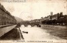 Carte postale ancienne - 67. - BESANÇON. - Les Quais et le Pont Battant